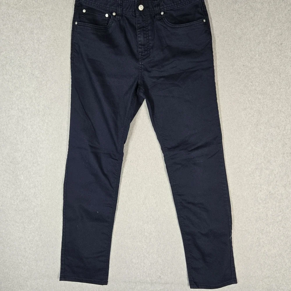 Prana Men Jeans 32X32 Navy Bridger Slim Tech Chino 31